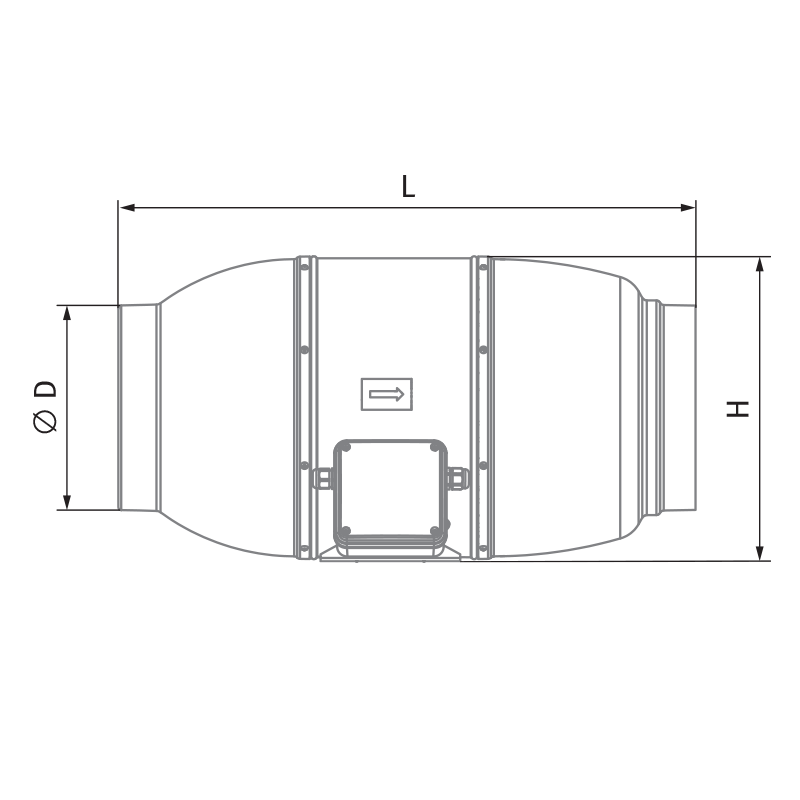 Blauberg Iso-Mix 315 US - Dimensions