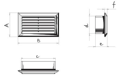 Blauberg Decor 81х136R - Dimensions