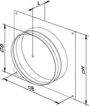 Blauberg FQM 200 - Dimensions