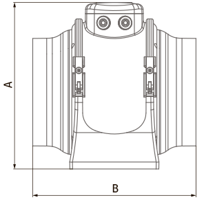 Blauberg Primo EC 100 - Dimensions