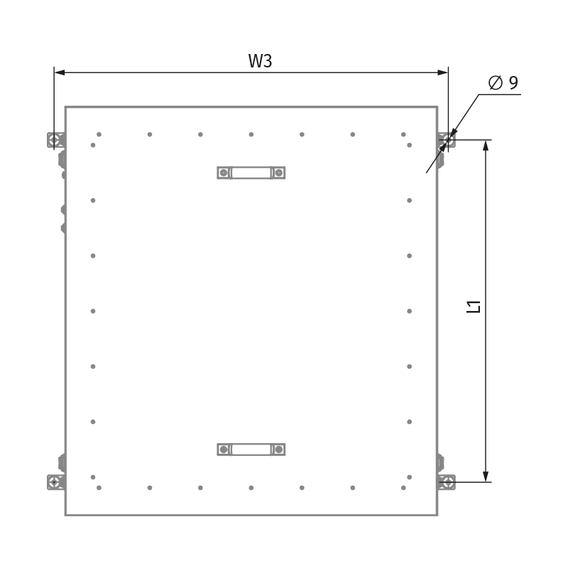 Blauberg Box-I EC 100x50-3 max  - Dimensions