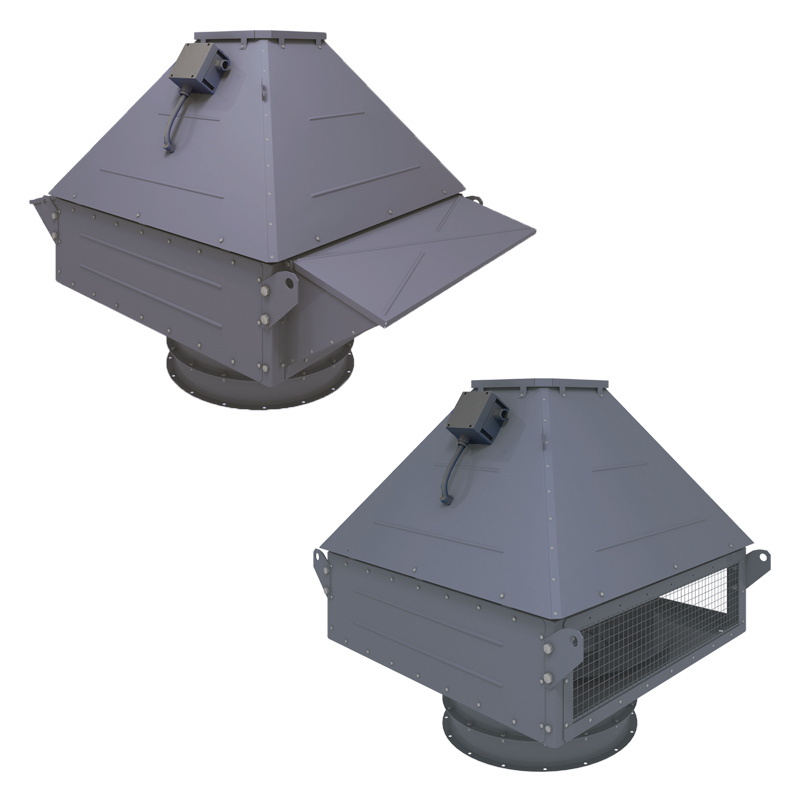 Series Blauberg Tower-S - Roof smoke extraction fans - Сentrifugal smoke extraction fans