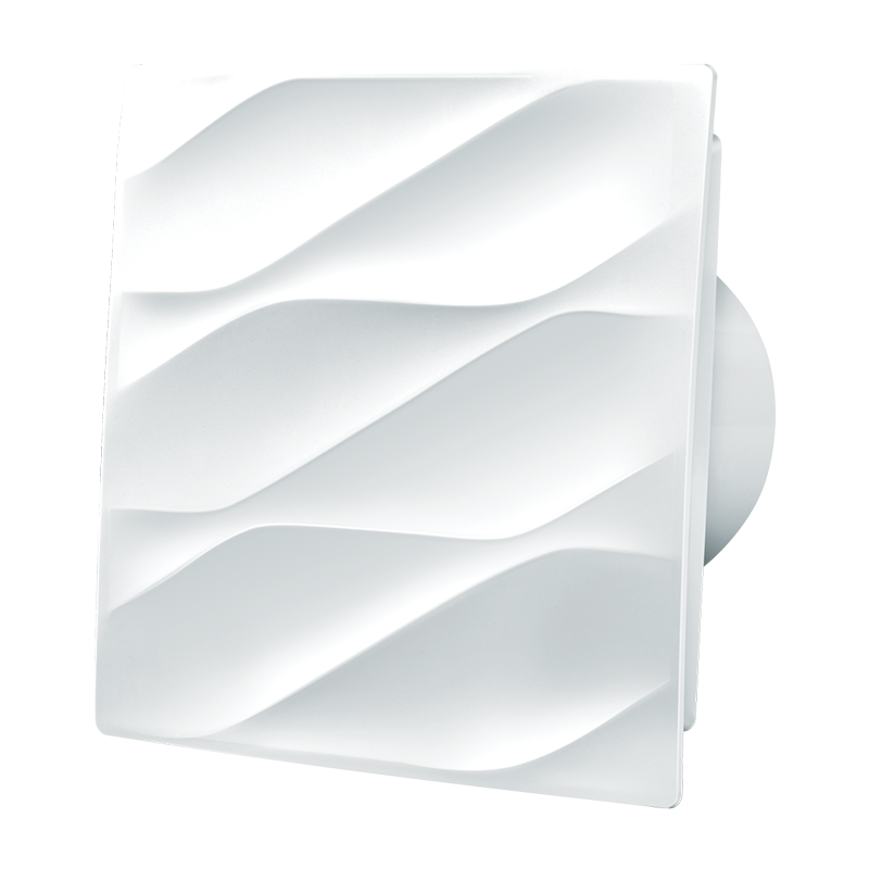 Blauberg Bavaria 100 (220-240V/60Hz) S - Axial extract fan equipped with a decorative front panel, high air flow and low energy consumption