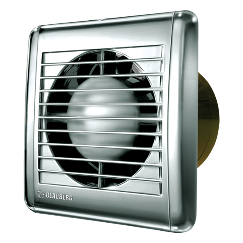 Blauberg Aero Chrome 150 (127-220V/60Hz) - Low-noise axial fan for exhaust ventilation