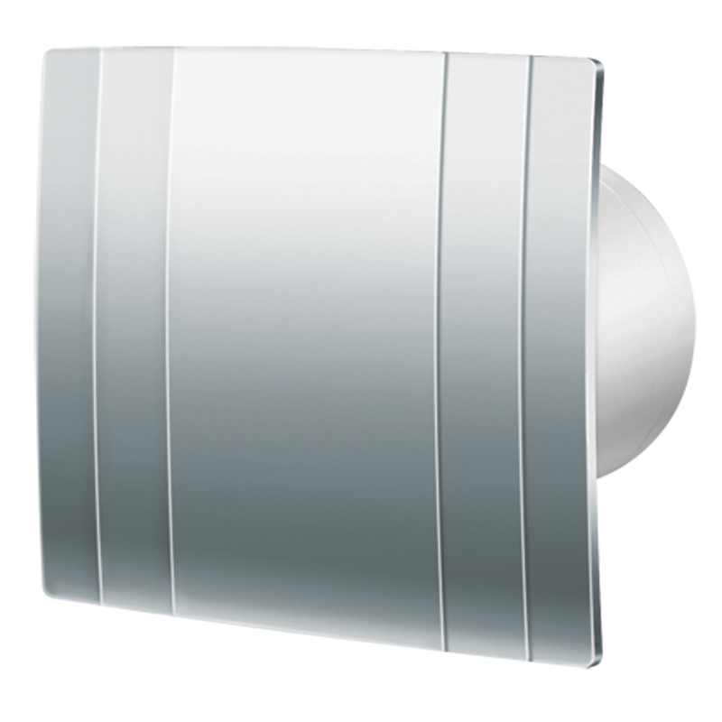 Blauberg Quatro Hi-Tech Chrome 150 SH - Extract fans with decorative front panel