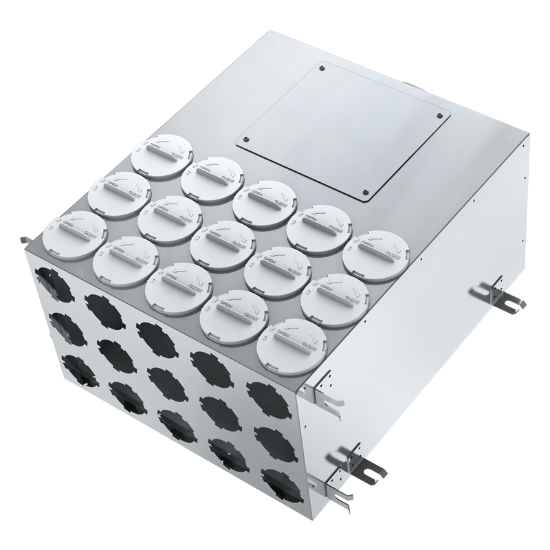 Series Blauberg BlauFast SR 200/75x15 01 - System 75 - Radial ductwork