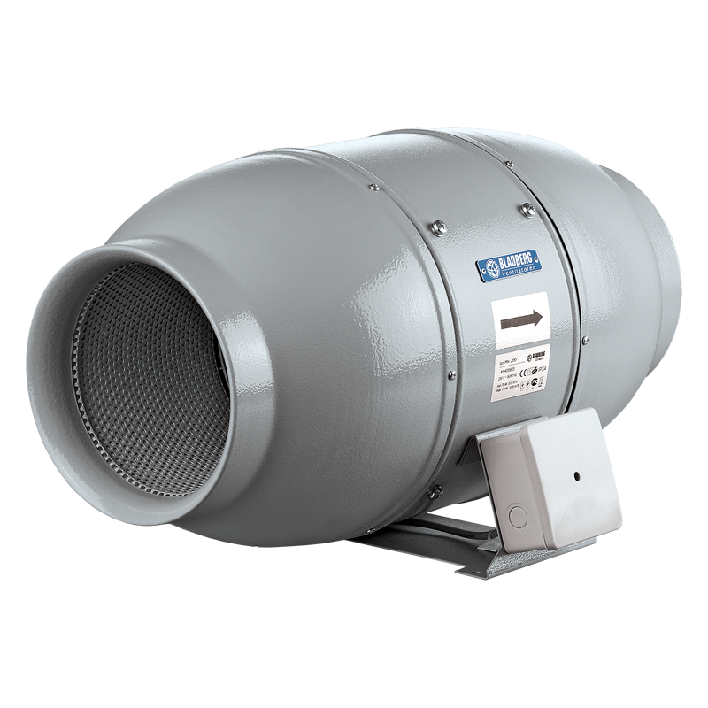 Blauberg Iso-Mix 315 US - Mixed-flow inline fans in sound-insulated casings
