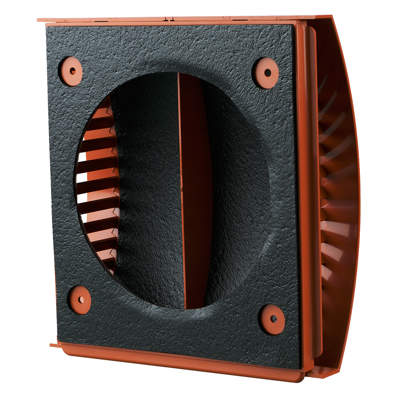 Blauberg AH-10 terracotta 100 - Plastic hoods decoration of supply and exhaust vents of public, residential and industrial ventilation systems
